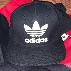 Adidas Black and White SnapBack Hat Cap